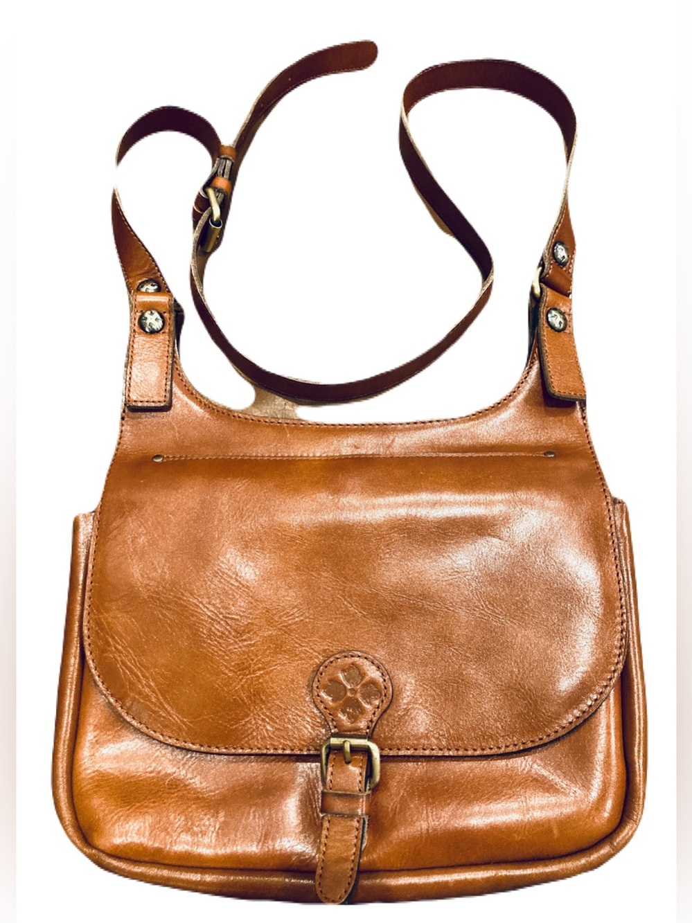 Patricia Nash London Leather Saddle Crossbody Bag - Picture 5 of 10